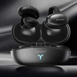 Hamanfer MX-20 – Open-Ear Wireless Sport Headphones with Ear Clip & Noise Reduction