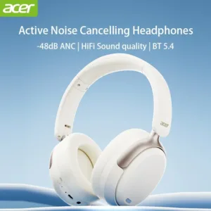 Acer Bluetooth 5.4 Headphones – Hi-Res Audio, ANC 48dB, LDAC, Over-Ear Wireless